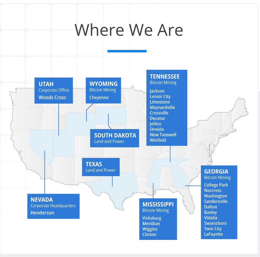 CleanSpark Locations